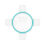 Total Solutions Round Small Plastic Lid with Teal Seal