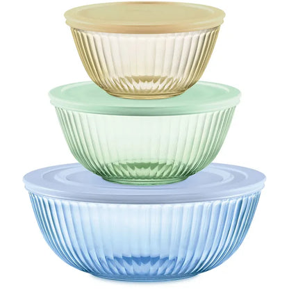 Pyrex Colors 6pc Mixing Bowls