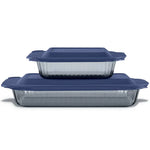 Pyrex Colors - 4pc Bakeware, Smoke Color Bakeware