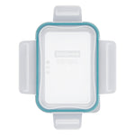 Total Solutions™ Rectangle Medium Plastic Lid with Juniper Green Seal