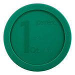 1-qt Round Mixing Bowl Plastic Cover, Green