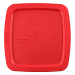 Easy Grab® 8" x 8" Square Plastic Lid Red