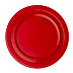 4.5-qt Round Plastic Lid Red